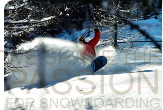 The passion for snowboarding